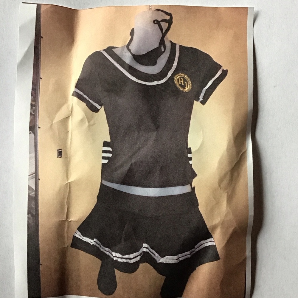 Harry potter like  Costume in Black and White